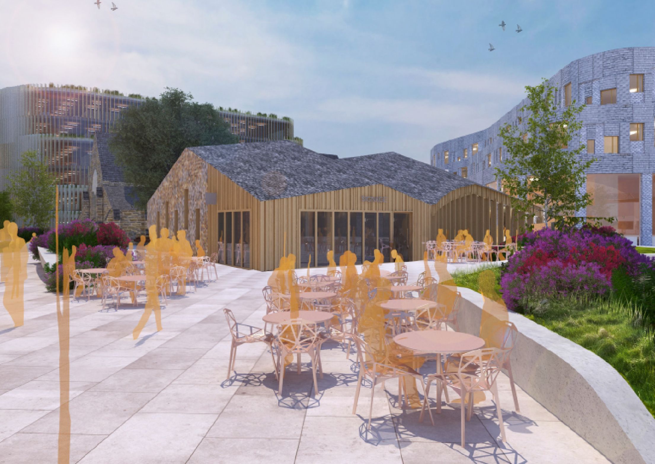 Computer generated image of St David’s Square
