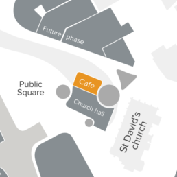 St David's Square Cafe, Copr Bay, Swansea