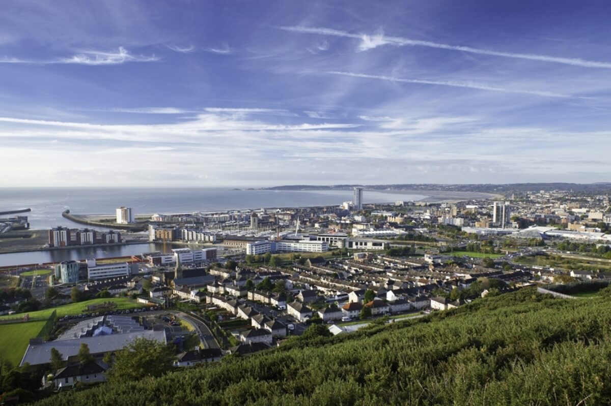 View of Swansea
