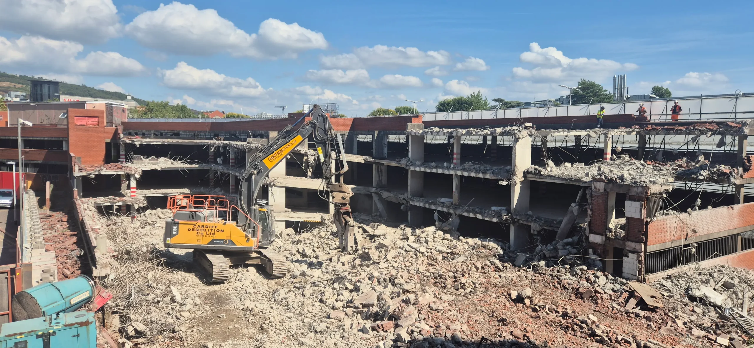 Car park demolition